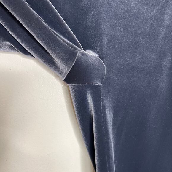 Spanx Velvet Leggings Large Dark Gray High Rise Ankle Velour Slimming Leisure - Picture 5 of 10